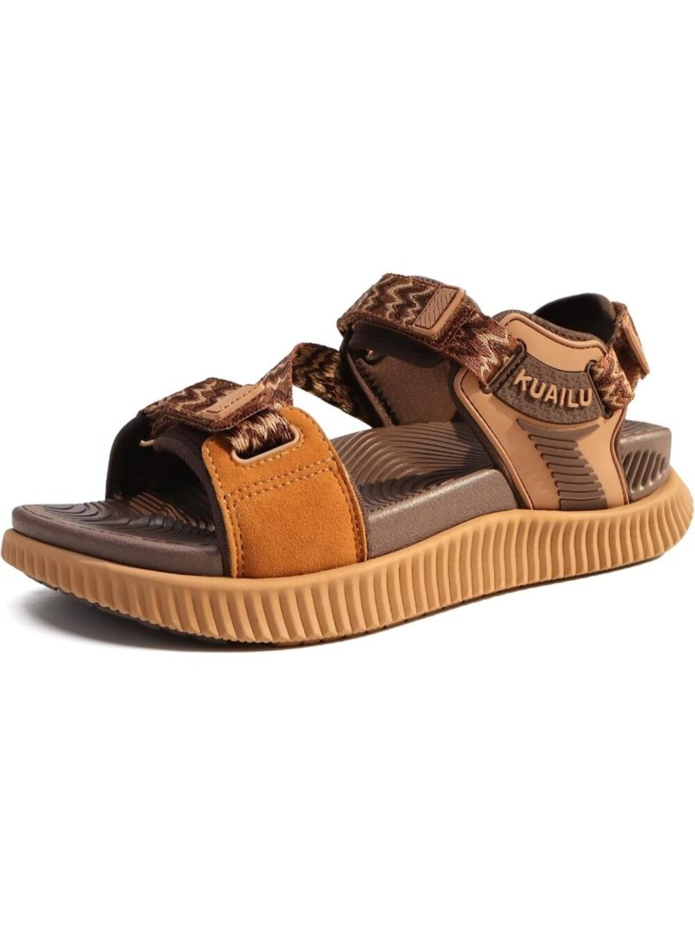 🆕Women's Brown Orthopedic Walking Sandals with Arch Support Recovery Cushion
